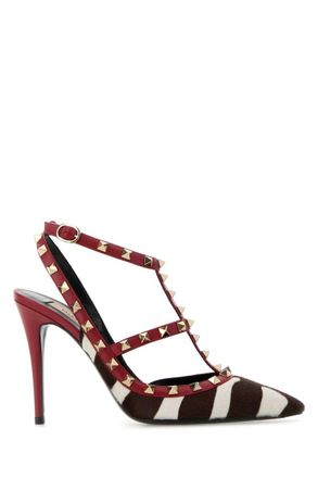 Valentino Garavani Multi Color Rockstud Pumps
