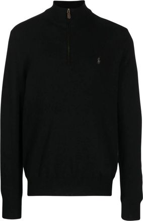 Polo Ralph Lauren Ls Half Zip Pp Long Sleeve - Sweatshirts & Hoodies - Hombre - Negro - XL