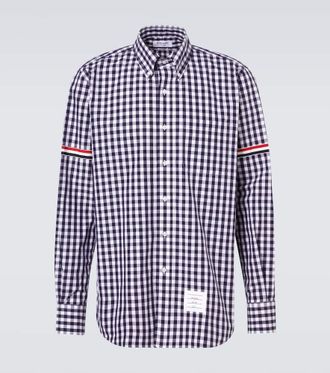 Thom Browne Camicia Stripe Oxford Armband in cotone