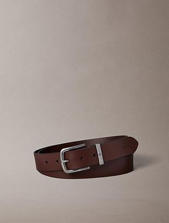 Calvin Klein Cintur&oacute;n De Piel Napa Granulado
