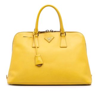 Prada Pre-owned Prada Large Saffiano Lux Promenade Satchel Ladies P1ZK9JJU25RSBV0X