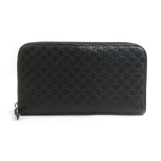 Gucci Black Leather Long Wallet (Bi-Fold) (Pre-Owned)
