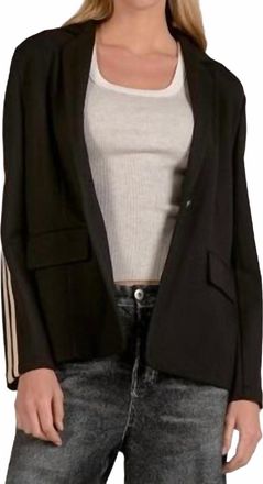 Elan Track Blazer In Black/natural