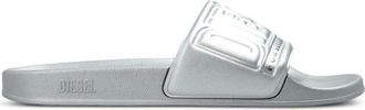 Diesel Sandali slides Mayemi - Argento