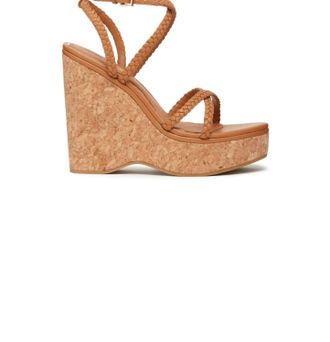 Paige Womens Hazel Wedge Sandals In Tan