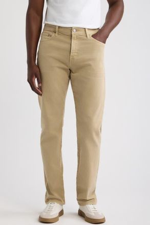 AG - Adriano Goldschmied Everett Slim Straight Leg Jeans in 1 Year Sulfur Studio Tan at Nordstrom, Size 31 X 32