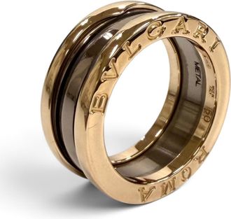 Bulgari Pink Gold Pink Gold (18K) Metal Band Ring (Pre-Owned)