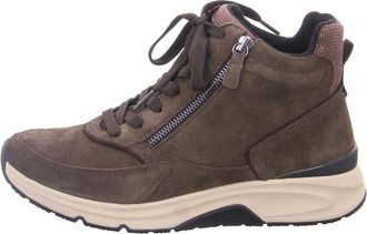 Gabor Enkellaars sneaker - Dames - Schoenen - Bruin - Maat: 41 1/2 EU Su&egrave;de