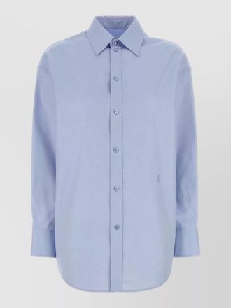 Saint Laurent oxford shirt long sleeves button cuffs hem