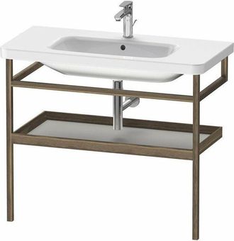 Duravit Barra De Toalla Durastyle 440x940mm Con Balda Blanco Brillante / Roble Macizo