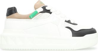 Valentino Garavani White Lace Up Sneakers