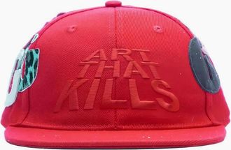 Gallery Dept. Mens Gallery Dept ATK G Patch Fitted Cap in Red - Size: 7 3/4