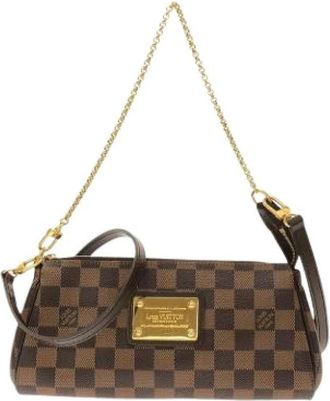 Louis Vuitton Pre-owned Damier Mini Shoulder Bag - Dames - Vintage Mini Tas - Bruin - ONE Size - Vintage
