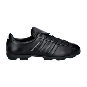 Yohji Yamamoto Schoenen, Heren, Zwart, 38 2/3 EU, Leer, Field Sneakers