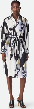 Bottega Veneta Abito In Seta Stampata - Bottega Veneta