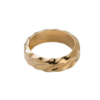Pandora Dune Wide Ring - female - Pandora - Rings - Yellow - 54 MM - Accessories