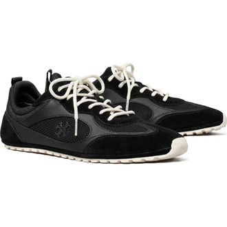 Tory Burch Field Sneaker in Perfect Black at Nordstrom, Size 10.5