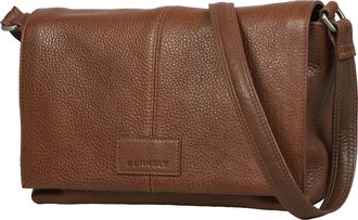 Burkely Leather Shoulder Bag Soft Skylar Spike Bag Chestnut Brown