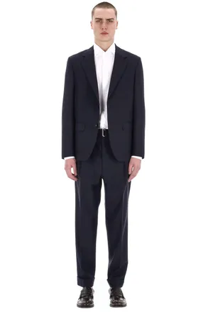 Officine G&eacute;n&eacute;rale Kent Model Single-Breasted Wool Jacket