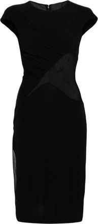 Givenchy Black Lace Cut-out Midi Dress
