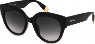 Furla Womens SFU813 53 0700 Sunglasses - Black - One Size