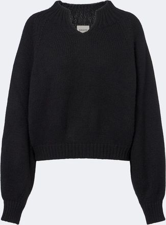 Khaite Pullover cropped in cashmere