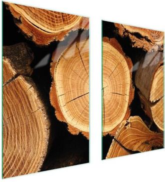 OEM Placa Protectora De Vidrio Para Estufa 75x52 Le&ntilde;a