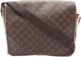 Louis Vuitton Vintage, unisex, Bruin, ONE Size, Pre-owned Abbesses Messenger Bag