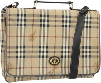 Burberry Pre-owned Handbags, female, Beige, Size: ONE SIZE Pre-owned Hand Bag
