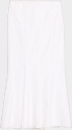 FFORME Ora Darted Midi Trumpet Skirt