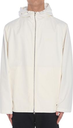 Gucci White Solid Hood Jacket