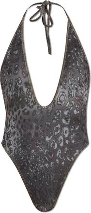 Diesel Audrey-Utlt Badpak uit &eacute;&eacute;n stuk - Dames - Badpakken - Grijs - XS - Badmode
