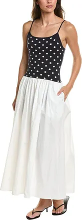 Toccin Orielle Silk-Blend Midi Dress
