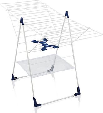 Leifheit Flex Tendedero De Pie Classic 250, Blanco/azul (81409)