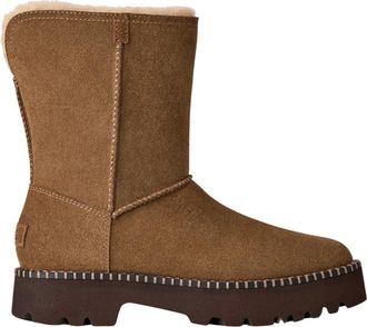 UGG Uptowner Short Boot - Dames - Winterlaarzen - Bruin - 38 EU - Wol - Schoenen
