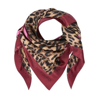 Pinko Pinko - Limbo Foulard - Dames - Accessoires - Veelkleurig - Maat: ONE Size Zijde