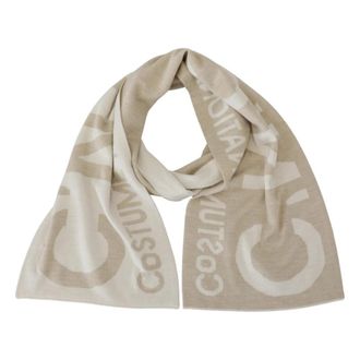 Costume National Accessoires, Dames, Beige, ONE Size, Wol, Scarf Wrap