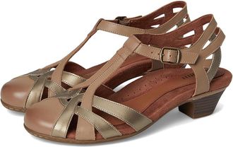 Cobb Hill Aubrey Womens 1-2 inch heel Shoes New Khaki : 5.5 B - Medium, Leather