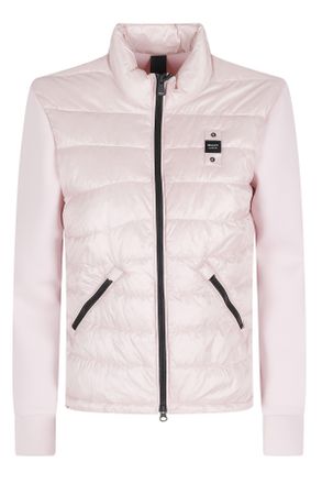 Blauer Pink Haskel Mandarin Collar Zippered Polyamide Down Jacket