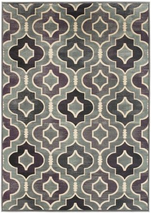 Safavieh Alfombra viscosa grigio/multicolore 122 x 170 cm