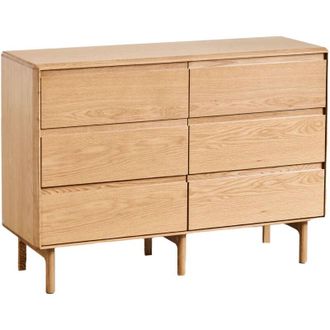 Sklum Cassettiera in legno Treveris a 6 cassetti SKLUM