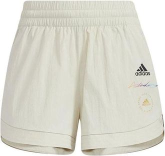 adidas (WMNS) adidas Logo Elastic Waist Athletic Shorts Asia Sizing White HE9954