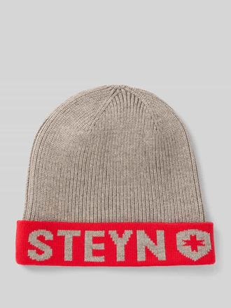 Wellensteyn Strickmütze aus Viskose-Mix Modell KoNith in Dunkelgrau, Größe 1