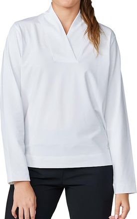 Sofibella Staples Womens Golf Pullover in White at Nordstrom, Size Small