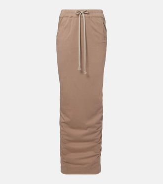 Rick Owens Cotton jersey maxi skirt