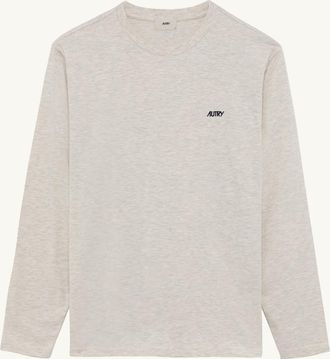 Autry LONG-SLEEVE EMBROIDERED LOGO TEE UNISEX