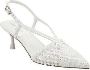 Marc Fisher Reagan Slingback Pump in White at Nordstrom Rack, Size 8.5