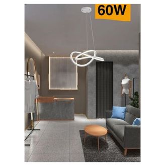 Trade Shop Trade Shop Traesio - Trade Shop - Lampadario Led Moderno Intrecciato Lampada Soffitto 60w Luce 3000k 6500k 4000k A50b