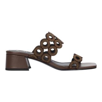 Bibi Lou Heeled Mules, female, Brown, Size: 11 US Sandal