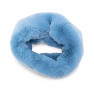 Frankie Shop Accessoires, Dames, Blauw, ONE Size, Wol, Etta Wol Sjaal